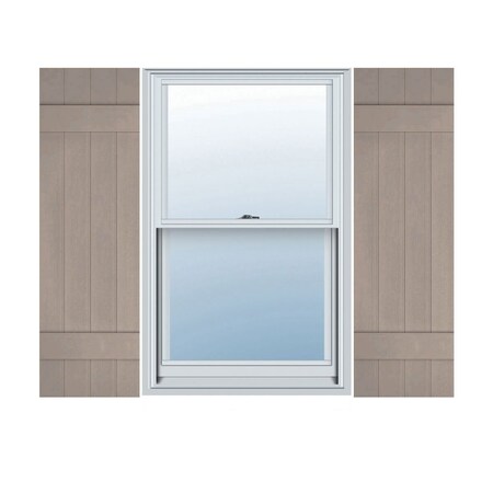 Ekena Millwork Builders Edge, Custom Four Board Joined (2 Batten), Board-n-Batten Shutters, BEJ4140044008, PR BEJ4140044008